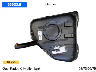Nye Opel Kadett C-D tanke