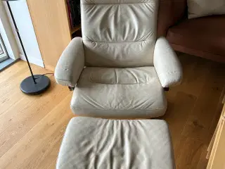Pæne stressless stole med skammel