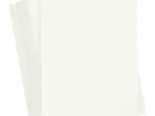 Karton, A4, ark 210x297 mm, 180 g, råhvid, 100ark/ 1 pk.
