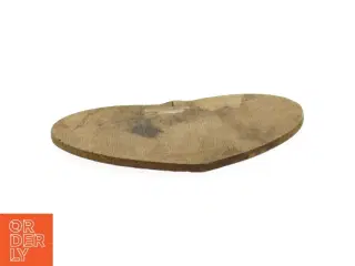 Hjerteformet vægskilt med humoristisk tekst (str. 13 cm)
