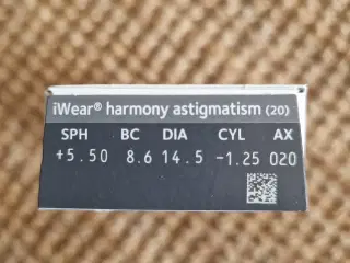 GRATIS Kontaktlinser - + 5,50 (600 stk.)