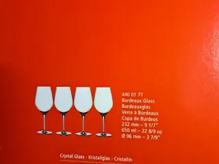 Nye Rød og hvidvin glas 