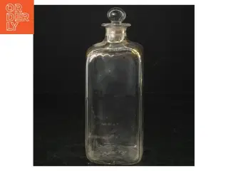 Glas Karaffel med Dekorativ Mønster (str. 19 cm)