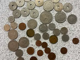 Forskellige mønter