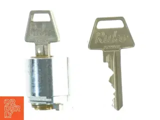 Ruko cylinderlås med nøgle fra Ruko (str. 7 cm)