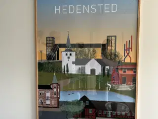 Hedensted billede 70x100 cm