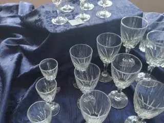 Franske crystal glas