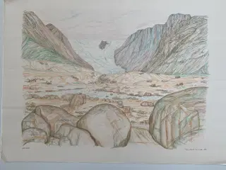 Kistat Lund 1987 - litografi 184/250