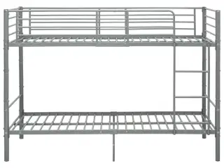 Køjeseng 90x200 cm metal grå