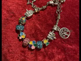 Pandora armbånd med mange led og andet byd