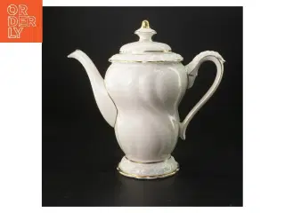 Porcelæns tekande med låg fra Edelweiß (str. 25x23 cm)