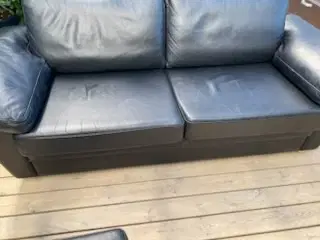 Hurup 3 personers lædersofa