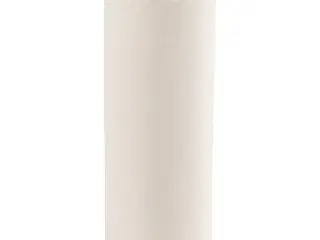 Vase, H: 11 cm, diam. 4 cm, hvid, 1 stk.