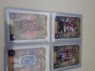 4 Stk. Topps Showpieces Fodboldkort