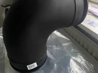 Uponor ventilations plastbøjning.