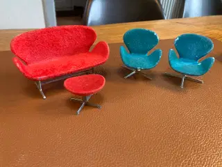 Arne Jacobsen miniature møbler