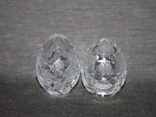 Russisk glas Påske æg højde 6 cm 