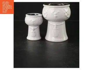 Pottedamer Ø 9 cm højde 12 cm og ø 6 cm højde 8,9 cm