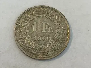 1 Franc Switzerland 1960