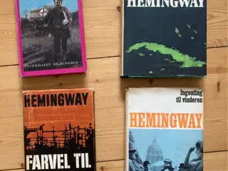 Bøger af Ernest Hemingway 