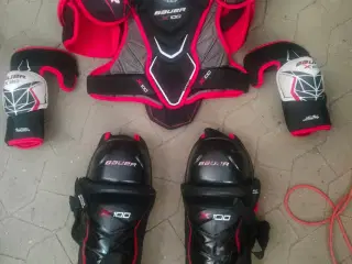 Komplet hockey beskyttelsesæt