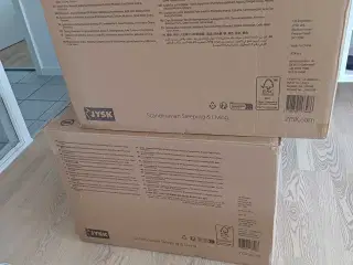 Flytte papkasser 