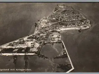 Helgoland mit Krigshafen - Deutschland - Ubrugt