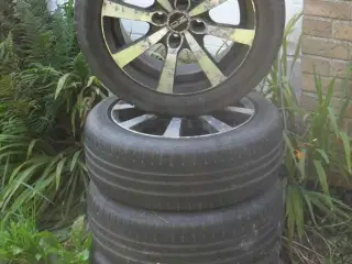 4 fælge med dæk