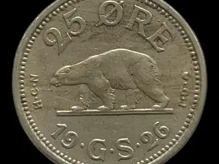 25 øre 1926 Grønland
