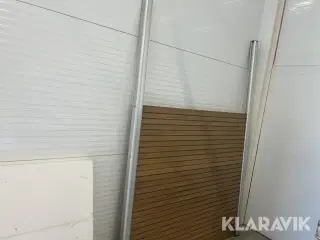 Komposithegn Kirkedahl Lysebrun Alu stolper, 10fag