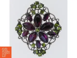 Broche med sten fra Er Ukendt (str. X 6 cm)