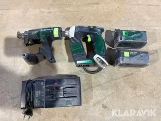 Gipsskruemaskine Festool DWC 18-4500 Li-Basic