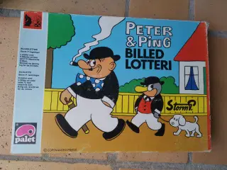 Peter & Ping Billedlotteri Billed Lotteri Brætspil