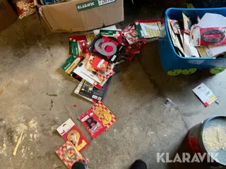 Hus numre blandet kasse.