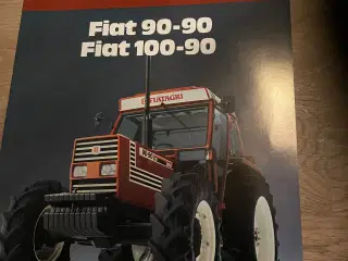 Fiat traktor brochurer 