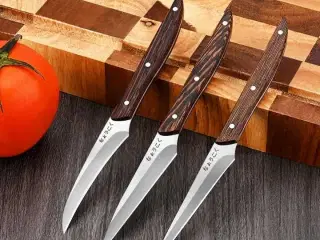 Frugt- og grøntsagsudskæringssæt – 3 knive – 3Cr13 rustfrit stål
