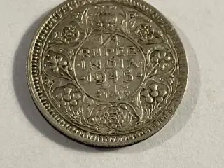 1/4 Rupee India 1945