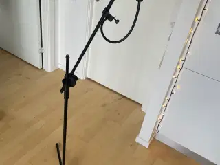 Mikrofon stativ med popfilter