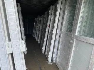 Dobbeltdøre plast