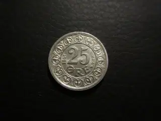 25 øre 1911 sølv unc