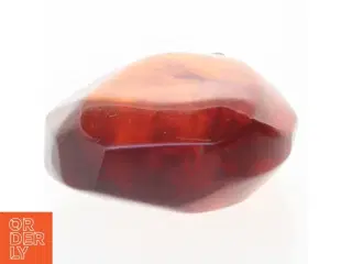 Ravfarvet vedhæng (str. 4 x 2 cm)