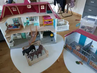 Schleich bondegård med hestestald