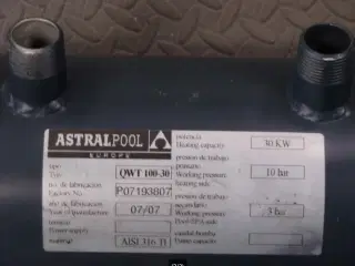 varmeveksler - Astralpool QWT 100-30