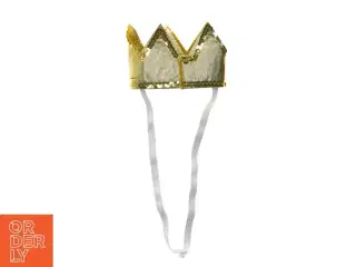 Guld krone til rollespil (str. 11,5 cm)