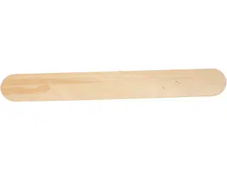 Flade Ispinde i Lyst Træ - 15 stk. 20 cm x 25 mm