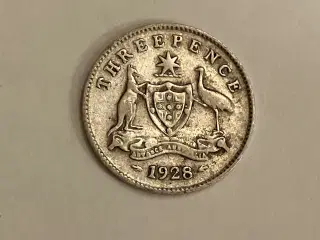 Three pence 1928 Austrailia