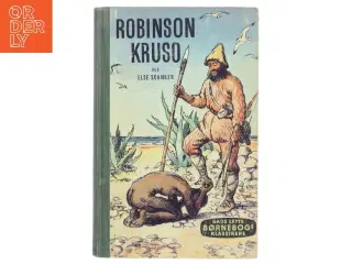 Robinson Kruso børnebog fra Gads Forlag