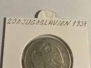 20 Dinara Yugoslavia 1938