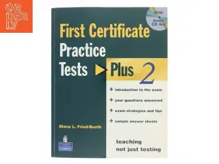 First Certificate Practice Tests Plus 2 af Diana L. Fried-Booth (Bog)