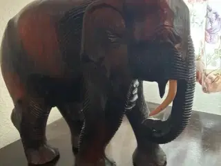 Elefant i træ